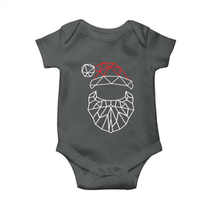 Santa Claus Christmas Baby Onesie Xmas Gift TS10 Dark Heather Print Your Wear