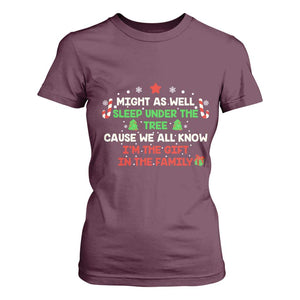 Funny Christmas Family T Shirt For Women Kids Teens Christmas Pajamas Boys Girls Xmas Gift TS10 Maroon Print Your Wear