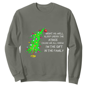Funny Christmas Family Sweatshirt Kids Teens Christmas Pajamas Girls Boys Xmas Gift TS10 Military Green Print Your Wear