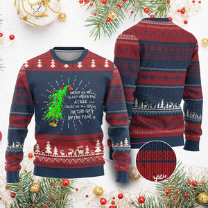 Funny Family Ugly Christmas Sweater Kids Teens Christmas Pajamas Girls Boys Xmas Gift TS10 Burgundy Print Your Wear