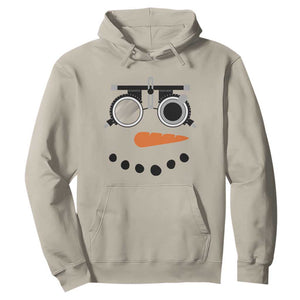 Christmas Optometry Hoodie Funny Snowman Optometrist Eye Doctor Ophthalmologist TS10 Sand Print Your Wear