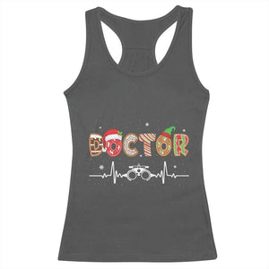 Christmas Optometry Racerback Tank Top Ophthalmologist Optometrist Eye Doctor Nurse Gift TS10 Dark Heather Print Your Wear