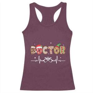 Christmas Optometry Racerback Tank Top Ophthalmologist Optometrist Eye Doctor Nurse Gift TS10 Maroon Print Your Wear