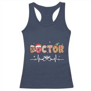 Christmas Optometry Racerback Tank Top Ophthalmologist Optometrist Eye Doctor Nurse Gift TS10 Navy Print Your Wear