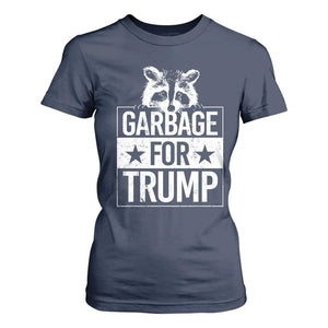 Trump 2024 Election T Shirt For Women Proud To Be Garbage Vote Trump Take America Back TS10 Navy Print Your Wear