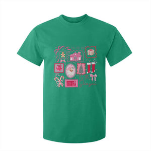 Pink Christmas T Shirt For Kid Old Xmas Vintage Pink Santa Claus TS10 Irish Green Print Your Wear