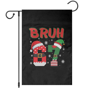 67 Christmas Garden Flag Six Seven Bruh Funny Boys Kids Meme Pajamas Gen Alpha Slang TS10 Black Print Your Wear