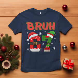 67 Christmas T Shirt Six Seven Bruh Funny Boys Kids Meme Pajamas Gen Alpha Slang TS10 Navy Print Your Wear