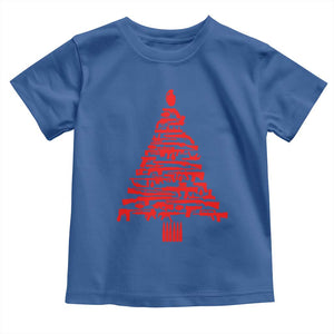 Funny Guns Christmas Toddler T Shirt 2nd Amendment Xmas Tree Gun Lovers TS10 Royal Blue Print Your Wear