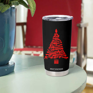 Funny Guns Christmas Tumbler Cup 2nd Amendment Xmas Tree Gun Lovers TS10 Print Your Wear