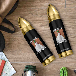 Sarcastic Snowman Bullet Tumbler Funny Christmas I'm Sexy and I Snow It TS10 Print Your Wear