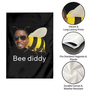 Bee Diddy Garden Flag Funny Weirdcore Dark Humor Internet Memes Gen-Z TS10 Print Your Wear