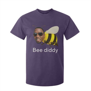 Bee Diddy T Shirt For Kid Funny Weirdcore Dark Humor Internet Memes Gen-Z TS10 Purple Print Your Wear