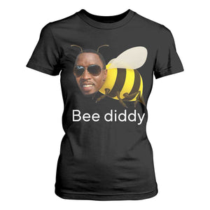 Bee Diddy T Shirt For Women Funny Weirdcore Dark Humor Internet Memes Gen-Z TS10 Black Print Your Wear