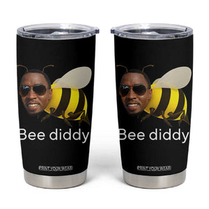 Bee Diddy Tumbler Cup Funny Weirdcore Dark Humor Internet Memes Gen-Z TS10 Black Print Your Wear