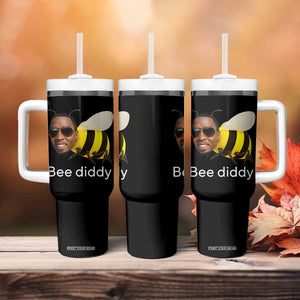 Bee Diddy Tumbler With Handle Funny Weirdcore Dark Humor Internet Memes Gen-Z TS10 Print Your Wear