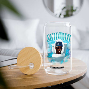 Funny Diddy Glass Can Diddy Skibidi Toilet Bootleg Meme TS10 Print Your Wear