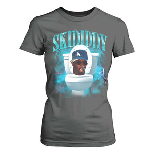 Funny Diddy T Shirt For Women Diddy Skibidi Toilet Bootleg Meme TS10 Dark Heather Print Your Wear