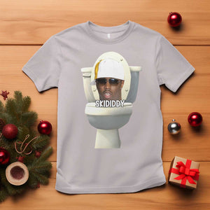 Funny Diddy T Shirt Diddy Skibidi Toilet Meme TS10 Ice Gray Print Your Wear