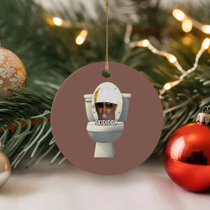 Funny Diddy Ceramic Ornament Diddy Skibidi Toilet Meme TS10 1pc Mocha Print Your Wear