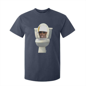 Funny Diddy T Shirt For Kid Diddy Skibidi Toilet Meme TS10 Navy Print Your Wear