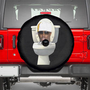 Funny Diddy Spare Tire Cover Diddy Skibidi Toilet Meme TS10 Black Print Your Wear