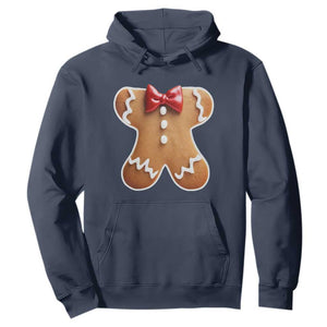 Gingerbread Man Hoodie Christmas Cookie Costume TS10 Navy Print Your Wear