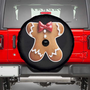 Gingerbread Man Spare Tire Cover Christmas Cookie Costume TS10 Black Print Your Wear