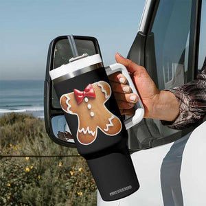 Gingerbread Man Tumbler With Handle Christmas Cookie Costume TS10 Print Your Wear