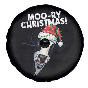 Christmas Cow Spare Tire Cover Funny Moo Ry Christmas Farmer Gift TS10 Print Your Wear