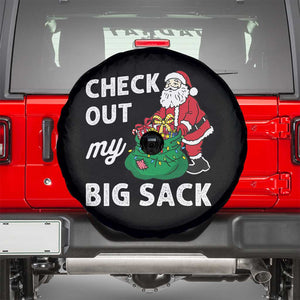Retro Funny Santa Spare Tire Cover Christmas Joke Check Out My Big Sack TS10 Black Print Your Wear
