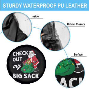 Retro Funny Santa Spare Tire Cover Christmas Joke Check Out My Big Sack TS10 Print Your Wear