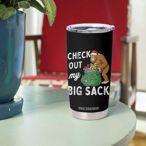 Santa Bigfoot Christmas Tumbler Cup Funny Sasquatch Xmas Joke TS10 Print Your Wear