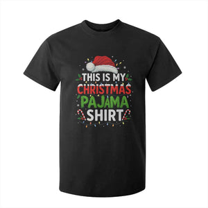 This Is My Christmas Pajama T Shirt For Kid Funny Xmas PJs TS10 Black Print Your Wear