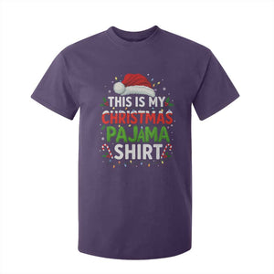 This Is My Christmas Pajama T Shirt For Kid Funny Xmas PJs TS10 Purple Print Your Wear