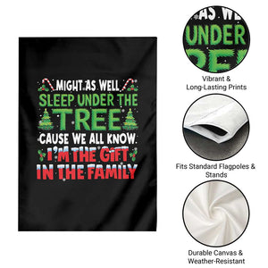 Funny Christmas Garden Flag I'm The Gift Family Pajama TS10 Print Your Wear