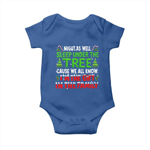 Funny Christmas Baby Onesie I'm The Gift Family Pajama TS10 Royal Blue Print Your Wear