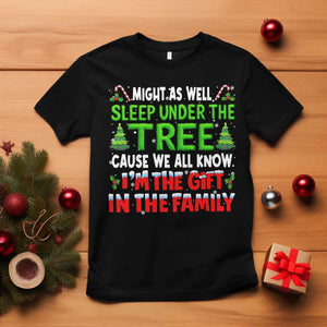 Funny Christmas T Shirt I'm The Gift Family Pajama TS10 Black Print Your Wear