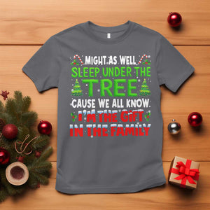 Funny Christmas T Shirt I'm The Gift Family Pajama TS10 Charcoal Print Your Wear