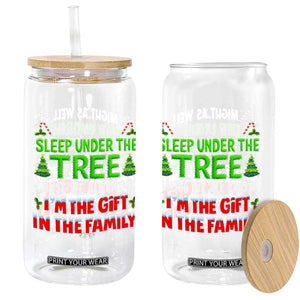 Funny Christmas Glass Can I'm The Gift Family Pajama TS10 Print Your Wear