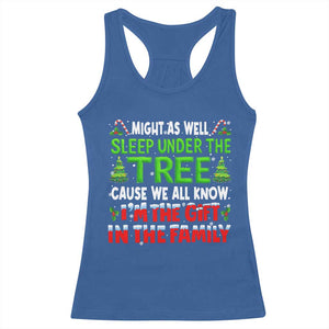 Funny Christmas Racerback Tank Top I'm The Gift Family Pajama TS10 Royal Blue Print Your Wear
