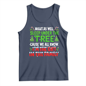 Funny Christmas Tank Top I'm The Gift Family Pajama TS10 Navy Print Your Wear
