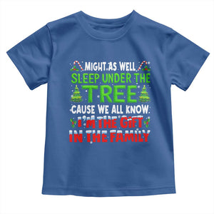 Funny Christmas Toddler T Shirt I'm The Gift Family Pajama TS10 Royal Blue Print Your Wear