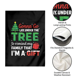 Funny Christmas Garden Flag Lay Under The Tree Xmas Family Pajama Gift TS10 Print Your Wear
