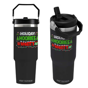 Holiday Hoobie Whatty Flip Straw Tumbler Funny Christmas Movie TS10 One Size: 30 oz Black Print Your Wear
