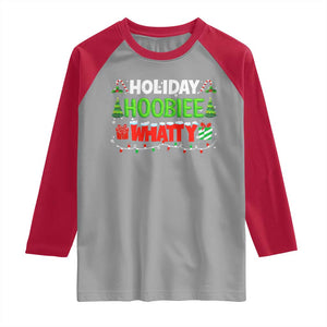Holiday Hoobie Whatty Raglan Shirt Funny Christmas Movie TS10 Sport Gray Red Print Your Wear