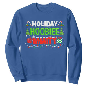Holiday Hoobie Whatty Sweatshirt Funny Christmas Movie TS10 Royal Blue Print Your Wear
