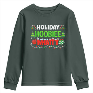 Holiday Hoobie Whatty Youth Sweatshirt Funny Christmas Movie TS10 Dark Forest Green Print Your Wear