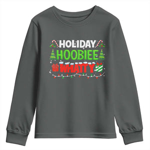 Holiday Hoobie Whatty Youth Sweatshirt Funny Christmas Movie TS10 Dark Heather Print Your Wear