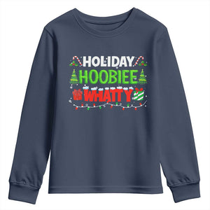 Holiday Hoobie Whatty Youth Sweatshirt Funny Christmas Movie TS10 Navy Print Your Wear